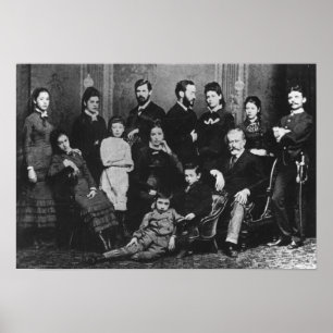 Poster La famille de Freud, c.1876
