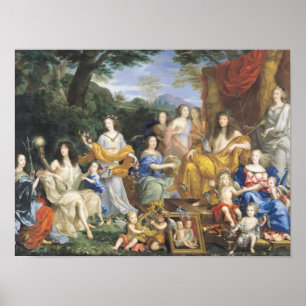 Poster La Famille de Louis XIV 1670 2