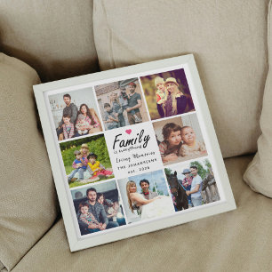 Poster La famille de scripts est tout Photo Collage Keeps