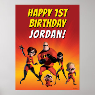 Poster La famille incroyable premier anniversaire