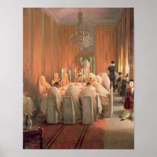 Poster La famille Rothschild à la prière
