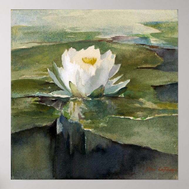 Poster La Farge - Lit D'Eau Au Soleil (Devant)