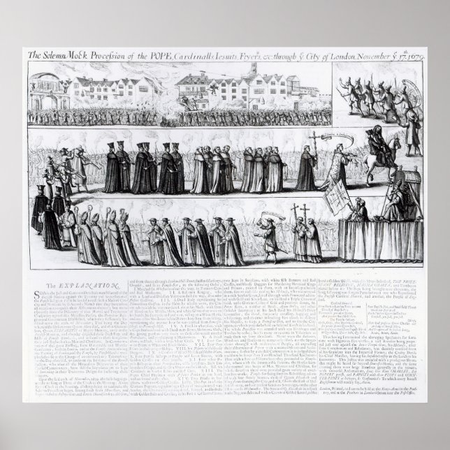 Poster La Fausse procession solennelle (Devant)