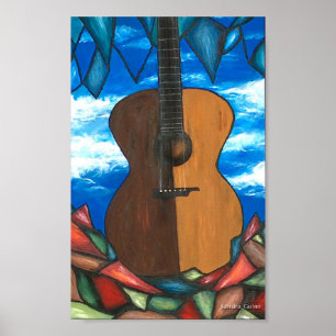Poster La fenêtre à la guitare