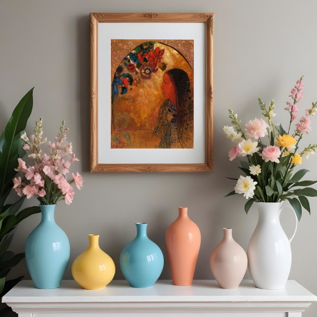 Poster La fenêtre gothique, Odillon Redon (Créateur téléchargé)