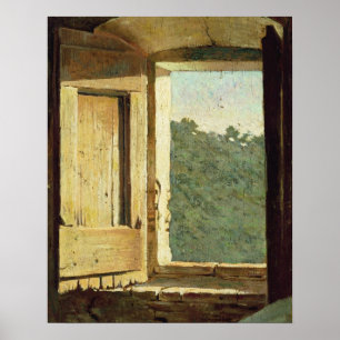 Poster La fenêtre (huile sur la toile)