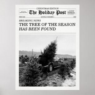 Poster La Ferme de Sapins de Noël du Journal des Fêtes