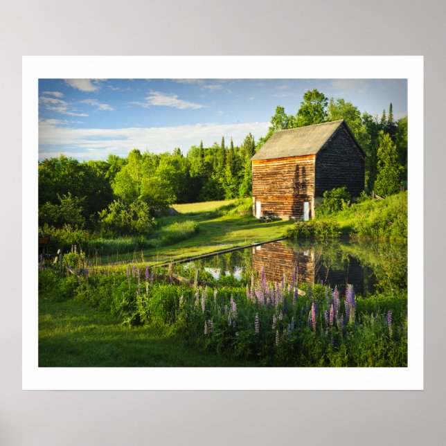 Poster La ferme John Brown dans les Adirondacks, N.Y. (Devant)
