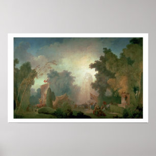 Poster La fête au Saint-Nuage (huile sur la toile) (pour