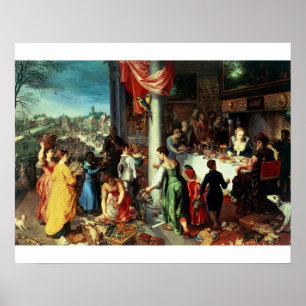 Poster La fête d'hiver, Rassemblement dans l'État bavaroi