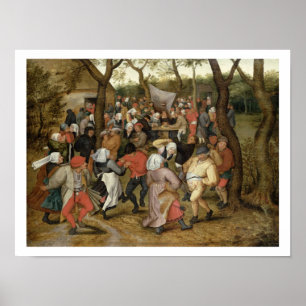 Poster La fête Mariage