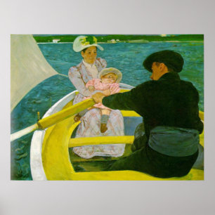 Poster La fête nautique, Mary Cassatt