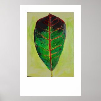 Poster La feuille