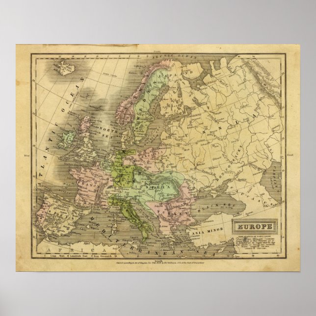 Poster La feuille de route de l'Europe (Devant)