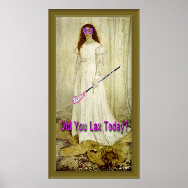 Poster La fille en blanc (Devant)