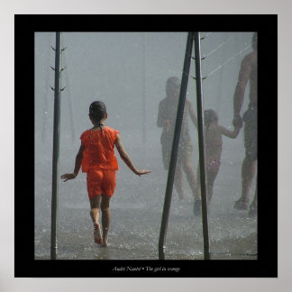 Poster La fille en orange