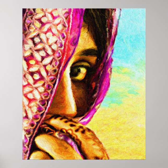 Poster La fille timide (Devant)