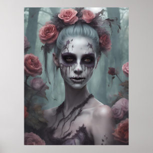Poster La fille zombie en Rose
