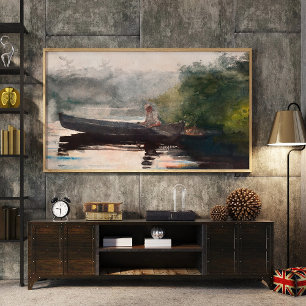 Poster La Fin de la journée, Adirondacks par Winslow Home