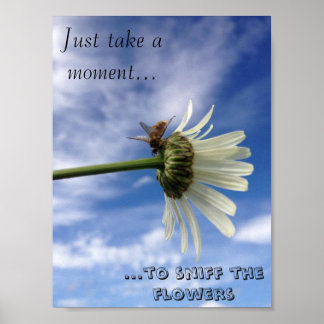 Poster La fleur des abeilles