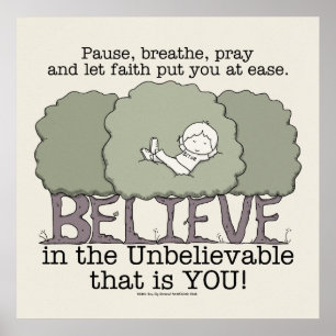 Poster La foi vous met à l'aise