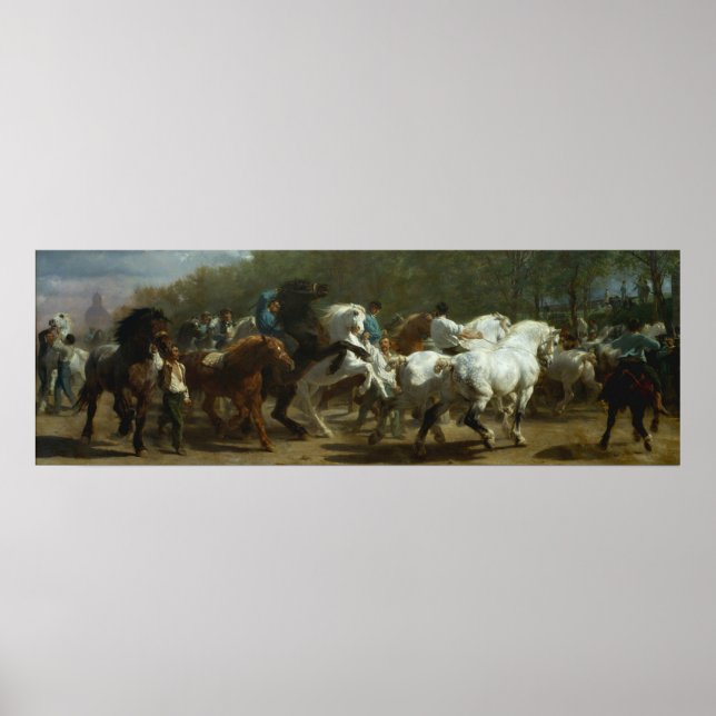 Poster La Foire du Cheval de Rosa Bonfeur (Devant)