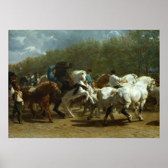 Poster La Foire du Cheval de Rosa Bonheur (Devant)