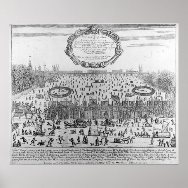 Poster La Foire du Frost de l'hiver de la Tamise (Devant)