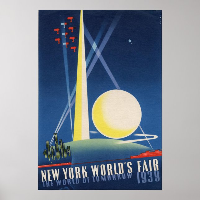 Poster La Foire mondiale de New York 1939 (Devant)