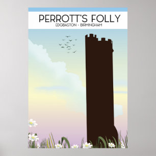 Poster La Folie de Perrott, Edgbaston, Birmingham