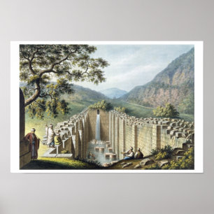 Poster La Fontaine de Siloah, Jérusalem, pub. par William