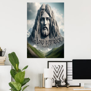 Poster La force de mon salut Le Seigneur est mon rocher
