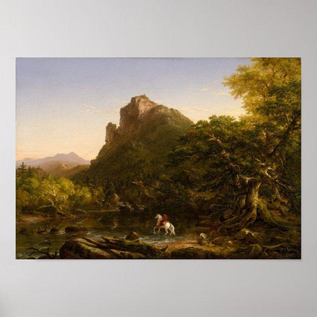 Poster La Ford Mountain — Thomas Cole Wall Art (Devant)