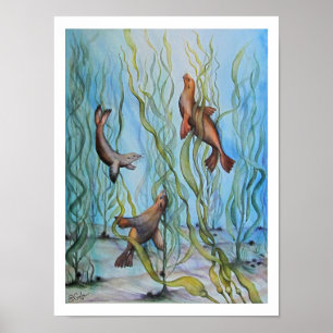 Poster La forêt de Kelp