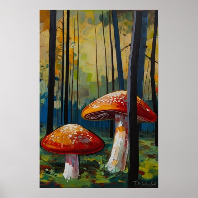 Poster La forêt des champignons (Devant)