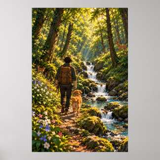Poster La forêt du vagabond