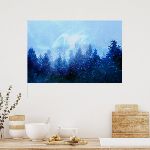 Poster La forêt s'éveille de la brume