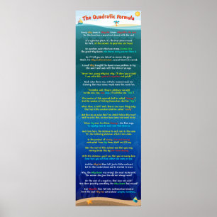 Poster La formule quadratique