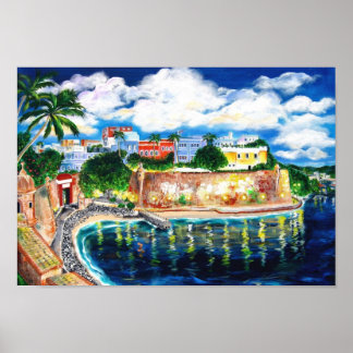 Poster La Fortaleza, San Juan, Porto Rico