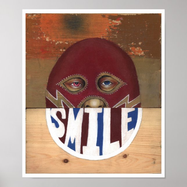 Poster la foudre frappe un sourire (Devant)