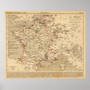 Poster La France 1643 un 1715