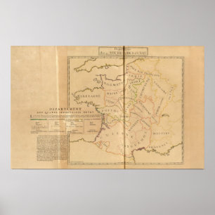 Poster La France et départements