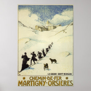 Poster La France - ski de moines