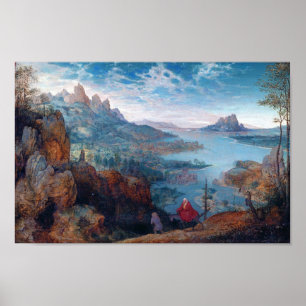 Poster La fuite en Egypte, Pieter Bruegel