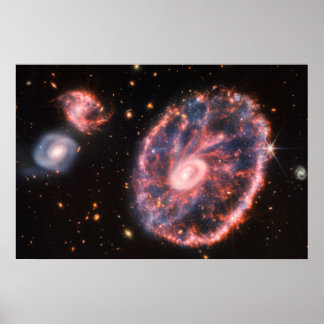 Poster La Galaxie des roues motrices | MIRI et NIRCam | J
