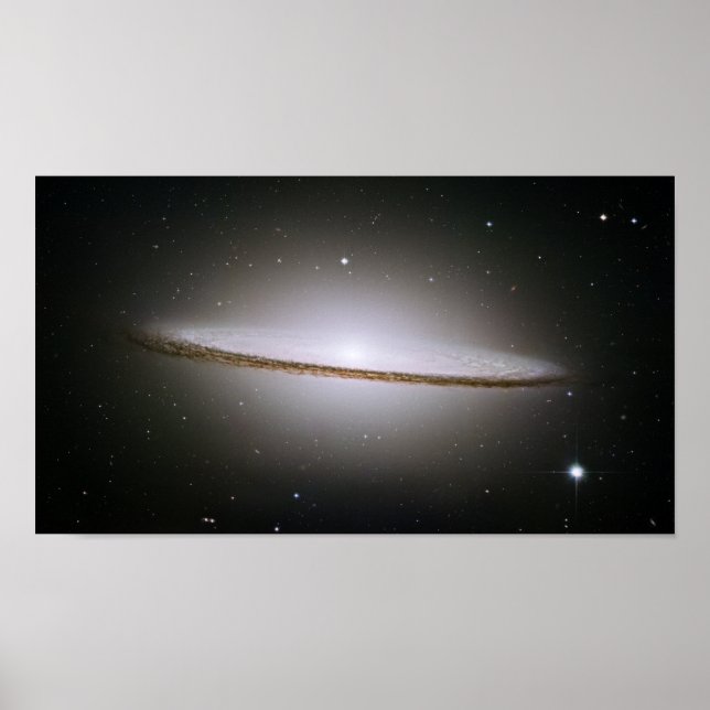 Poster La galaxie Sombrero (Devant)