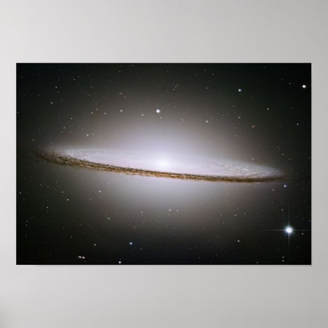 Poster La galaxie Sombrero (Devant)