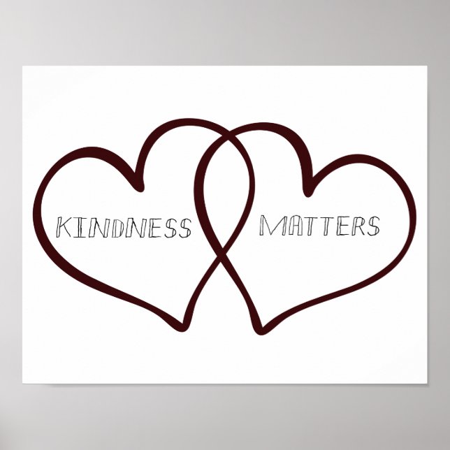 Poster La gentillesse, c'est important les coeurs (Devant)