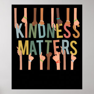 Poster La gentillesse compte L'inclusion de la diversité 