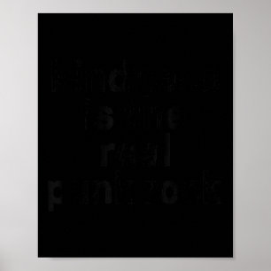 Poster La gentillesse est le vrai punk rock, l'empathie e